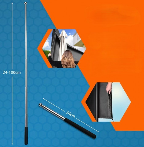 Kryt na slunečník antracitový Ø350cm č.4