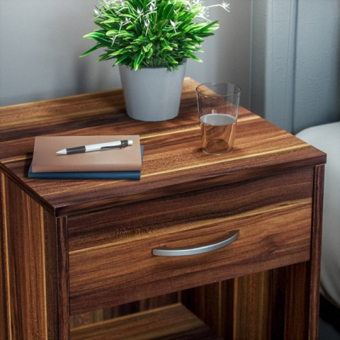 Noční stolek Hamburg 50x40x35cm | hnědý č.3