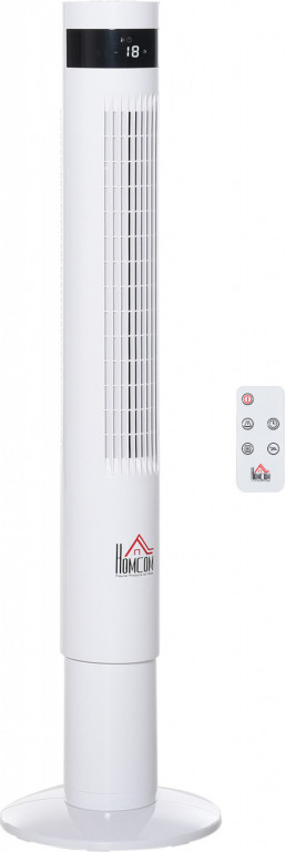 Věžový ventilátor s dálkovým ovládáním 110 cm | bílý