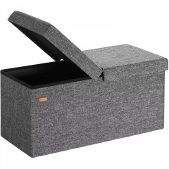 Úložná skládací lavice 80x40x40cm | tmavě šedá č.3
