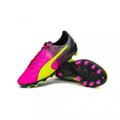 Kopačky lisovky Puma evoSpeed 1.5 AG Tricks 10359901 | Yellow - Pink - Black | veľkosť 44 (US 10,5 / UK 9,5) č.3