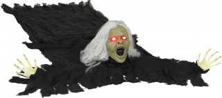 Halloweenská dekorace zombie 183 cm | černá č.1