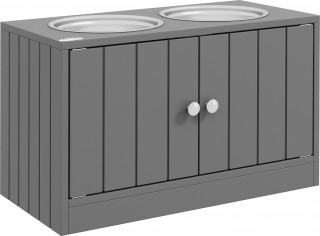 Vyvýšené misky 2 x 2000 ml | šedé č.1