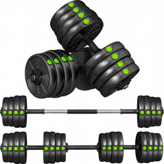 Sada činek 2 v 1, 30 kg | černé č.1