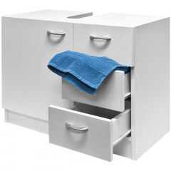 Koupelnová skříňka pod umyvadlo Naples 63x54x30cm | bílá č.3