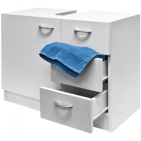 Koupelnová skříňka pod umyvadlo Naples 63x54x30cm | bílá č.3