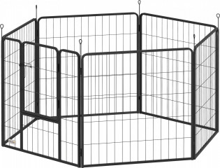 Ohrádka pro psy, 80 cm | černá