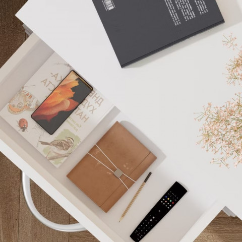 Noční stolek Jamie sada 2 kusů 55x40x28cm | bílý č.6