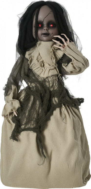 Halloweenská dekorace panenka 83 cm