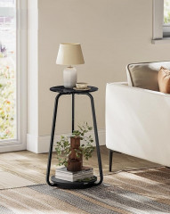 Kulatý odkládací stolek se 2 úrovněmi | Ø 55 cm č.1