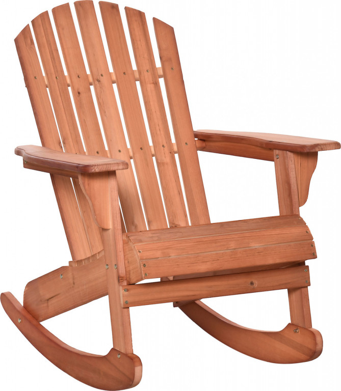 Houpací křeslo 77 x 94 x 97 cm | přírodní