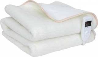 Vyhřívaná deka 160 x 140 cm | krémově bílá č.1