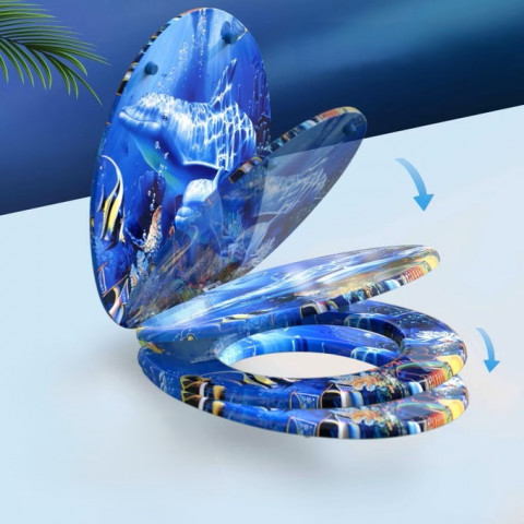 WC sedátko Sealife s tlumeným dovíráním č.5