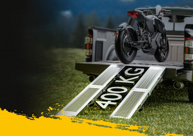 Sada nakládacích skládacích ramp 2 ks, 400 kg č.3