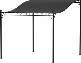 Vodoodpudivá pergola 2,5 x 3 x 2,5 m | tmavě šedá