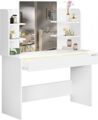 Toaletní stolek Lucia bílý 140x110x40cm č.1