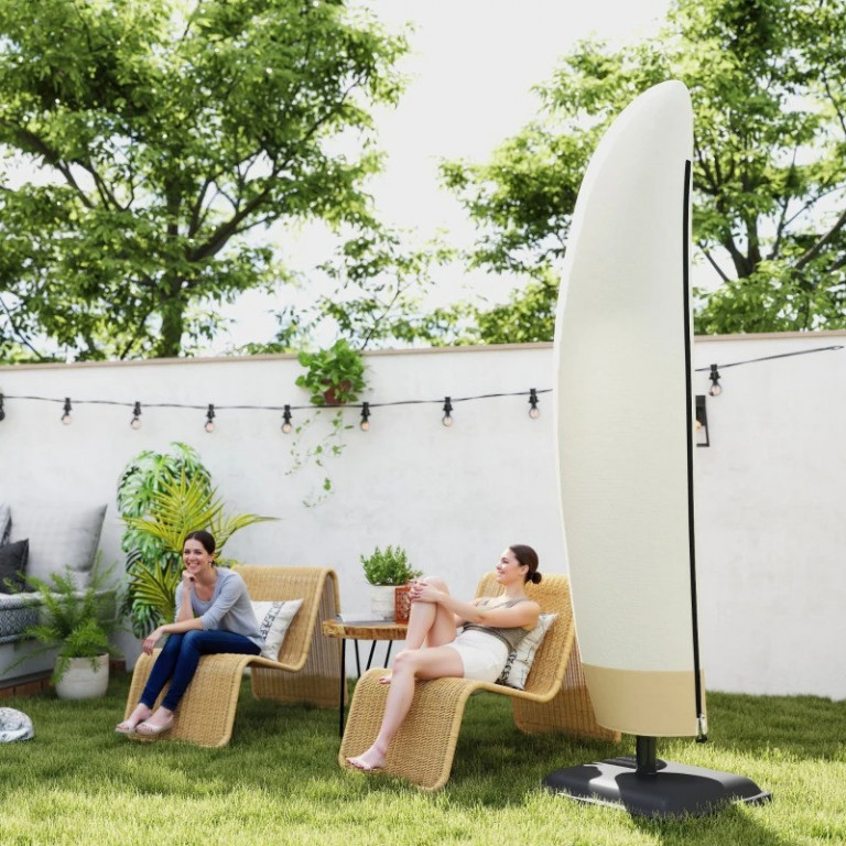 Ochranný kryt na slunečník, průměr 56 cm | béžový