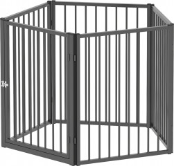 Modulární kovový výběh pro psy | černý č.1