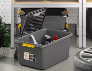 Úložný box 58x39x16cm | šedý/antracitový č.1