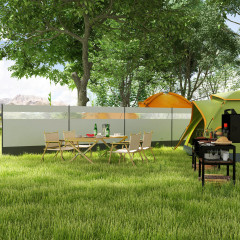 Skládací zástěna 725x140cm | šedá č.1