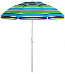 Plážový slunečník s nastavitelnou výškou | vícebarevný č.1