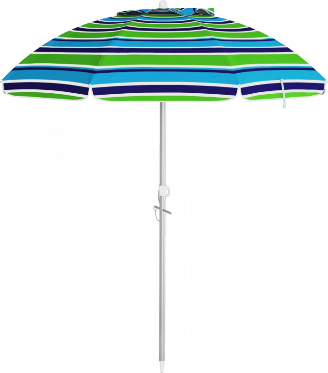 Plážový slunečník s nastavitelnou výškou | vícebarevný