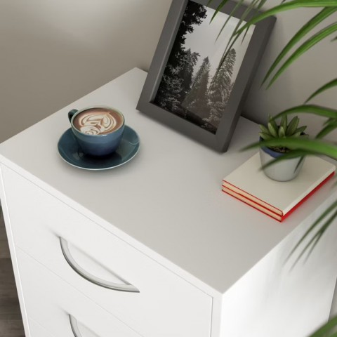 Noční stolek Eloise sada 2 kusů 54x39x28cm | bílý č.4