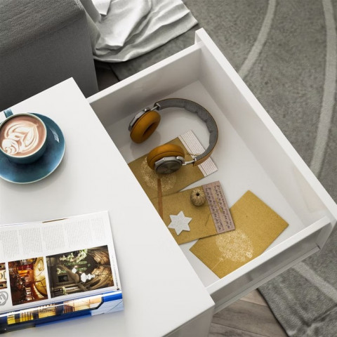 Noční stolek Eloise sada 2 kusů 54x39x28cm | bílý č.5