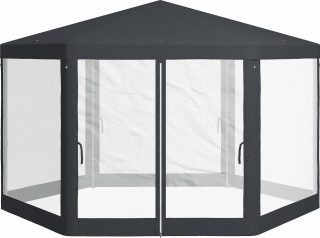 Párty stan s moskytiérou | tmavě šedý č.1