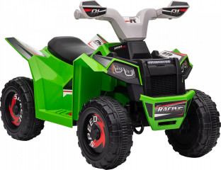 Mini dětská elektrická čtyřkolka 70x41,5x48,5 cm | zelená č.1