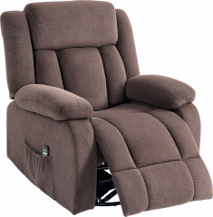Polohovací TV křeslo | hnědé č.1
