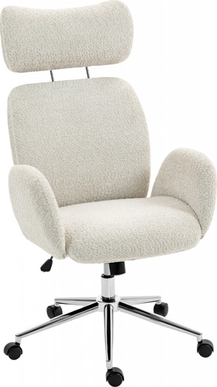 Židle k psacímu stolu do 120 kg | šedo-bílá