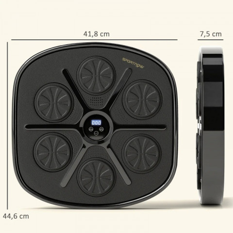 Nástěnný elektronický boxovací terč | černý č.3