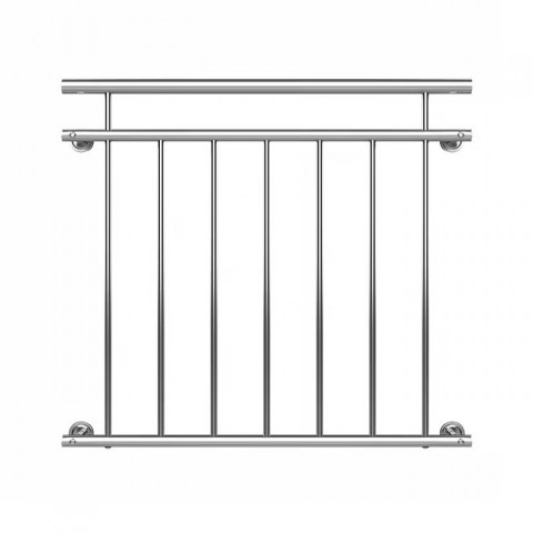 Francouzské zábradlí z nerezové oceli 90x100cm č.2