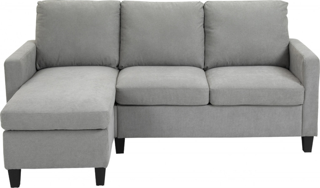 Rohová sedací souprava 197x139x91cm | světle šedá