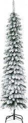 Umělý vánoční zasněžený stromek 180 cm | zelený + bílý