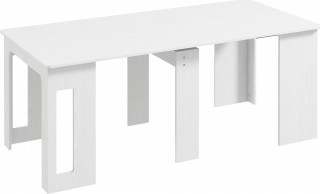 Rozkládací jídelní stůl 60-180 x 85 cm | bílý č.1