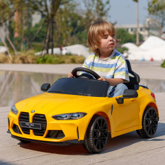 Dětské elektrické autíčko s licencí BMW | žluté č.1