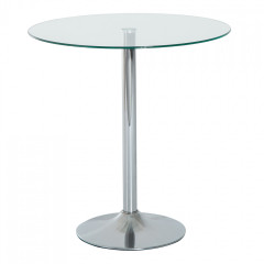 Jídelní stůl průměr 70 cm | transparentní č.1