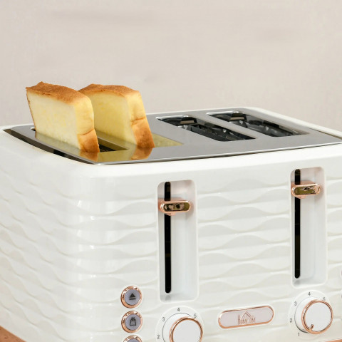 Snídaňový set, topinkovač a konvice | krémově bílý č.3