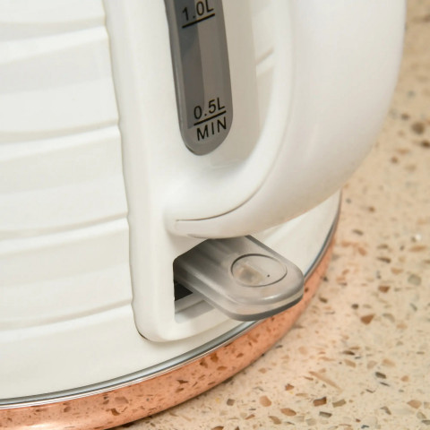 Snídaňový set, topinkovač a konvice | krémově bílý č.4