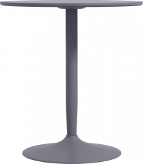 Kulatý kuchyňský stůl pro 2 osoby Ø70 x 75 cm | šedý č.1