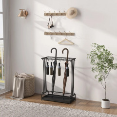 Stojan na deštníky 50x24x68 cm | černý č.1