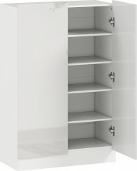 Botník s nastavitelnými policemi a větracími otvory | bílý