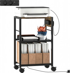 Stojan na tiskárnu | rustikálně hnědý č.1