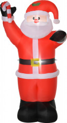 Nafukovací vánoční dekorace s LED osvětlením, Santa Claus | vícebarevná č.1