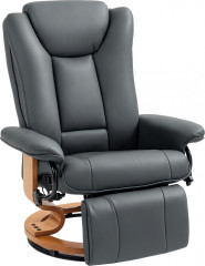 Polohovatelné otočné TV křeslo | tmavě šedé č.1