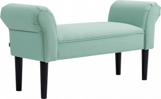 Čalouněná lavice k posteli 102 x 36 x 51 cm | zelená č.1