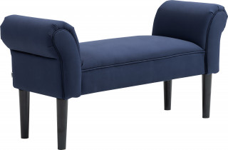 Čalouněná lavice k posteli 102 x 36 x 51 cm | modrá č.1