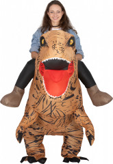 Nafukovací dinosauří kostým pro dospělé T-Rex | vícebarevný č.1